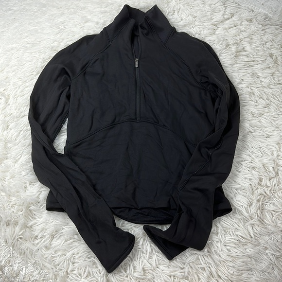 Lululemon Always Alert 1/2 Zip Black (First Release) - Picture 1 of 7